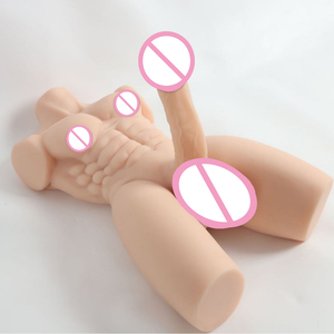 Poupée de sexe adulte en silicone solide <span class=keywords><strong>buste</strong></span> de pénis féminin inversé <span class=keywords><strong>masturbateur</strong></span> masculin gay - Product Image 2
