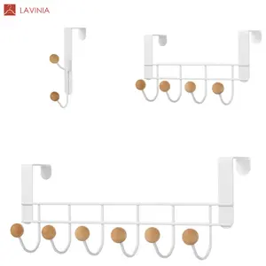 Lavinia wholesale multi-purpose hanger hooks clothes coat rack over the door