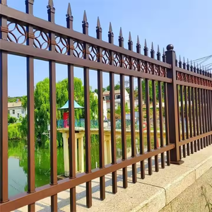 Gran oferta, barra <span class=keywords><strong>Vertical</strong></span>, VALLA DE Metal, 6*8 pies de altura, valla de jardín portátil de Metal antirrobo a la venta - Product Image 2