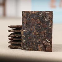 Thé Blanc Shou Mei du Yunnan 2018, Arôme de Dattes Rouges, 100g, 10 Boîtes, Mini Carrés en Forme de Cigarette, Idéal pour Cadeau, Collection ou Souvenir