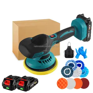 Random Orbital Cordless Electric Sanders with Two Batteries Excellent Dust System Suitable for Woodworking, Polishing