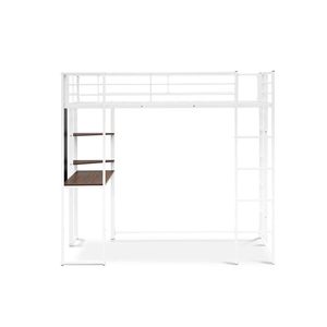 Meida Customizable Modern Metal <strong>Loft</strong> <strong>Bed</strong> <strong>Desk</strong> Storage Adjustable Height 1 Year Warranty Fabric Upholstery Non-Foldable Bedroom - Product Image 4