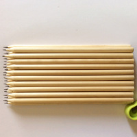 Crayon en bois naturel OEM, logo personnalisé