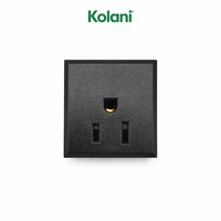 Enchufe Modular Kolani Negro de 15A y 125V Estándar Estadounidense, Inserto de Enchufe Resistente al Calor de PC, Módulo de Enchufe Estadounidense