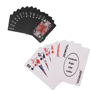 מדפסת באיכות גבוהה משחק קלפים כרטיס ברכה מותאם אישית כרטיס רמאות כרטיס משחק מלכותי פלסטיק מ pvc לבן