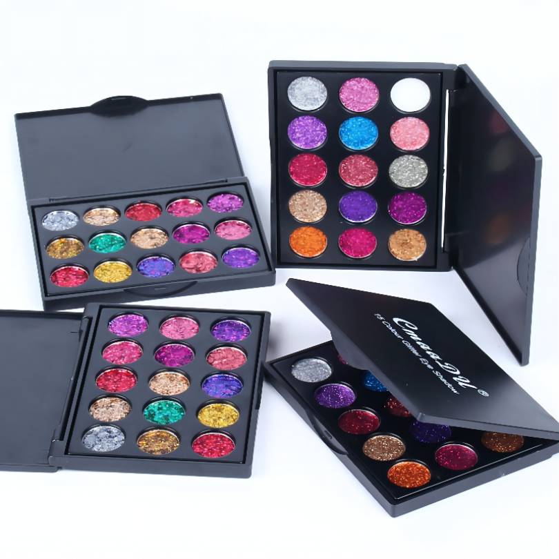 Top Selling Eye Makeup Natural Shimmer High Pigment Makeup Glitter Eyeshadow Palette Private Label Eye Shadow