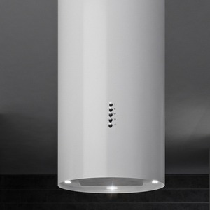 Hotte de cuisine ronde OEM CH-350BK, aspiration supérieure, corps noir avec plaque froide - Product Image 3