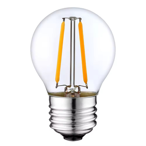 Năng lượng Sao chứng nhận cổ điển G45 Edison <span class=keywords><strong>Filament</strong></span> <span class=keywords><strong>LED</strong></span> bóng đèn B22 <span class=keywords><strong>E27</strong></span> cho văn phòng khách sạn chiếu sáng trang trí kính nhôm - Product Image 1