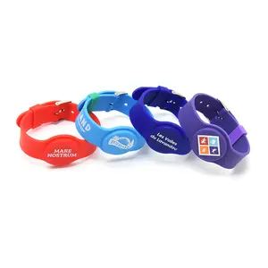 Custom children tracking RFID wristband NFC bracelet RFID wristband with free samples