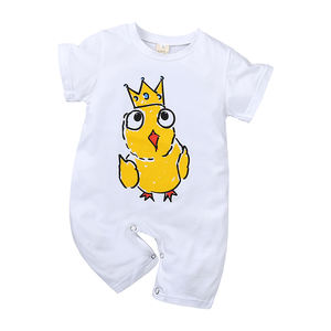 Ucuz bebek giysileri örgü tulum yaz yenidoğan giyim kısa kollu erkek bebek kız pamuklu giysiler Bodysuit yeni doğan tulum - Product Image 5