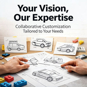 Customizable Building Block Sets Diy Customize Service Design Your <strong>Own</strong> Unique <strong>Model</strong> with Remote Control Motors Sound Lights - Product Image 4