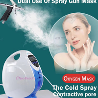 Appareil facial populaire coréen O2 Derm, pulvérisation d'oxygène, jet peeling, masque facial, thérapie par dôme d'oxygène, rajeunissement de la peau