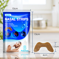 6 Patch Sumifun Plester Hidung Nyaman untuk Pernapasan, Anti-Dengkuran, Plester Pereda Hidung, Perlengkapan Kesehatan K07401, Umur Simpan 2 Tahun