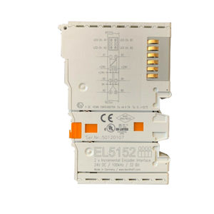 เทอร์มินัลอินโค้ดเดอร์ Beckhoff EL5152 - การเก็บข้อมูลตำแหน่ง/การคำนวณจำนวน -24VDC แบบแยกส่วน ขนาดกะทัดรัด สำหรับระบบควบคุมการเคลื่อนที่ - Product Image 1