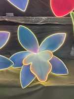Paarse roze LED lotusbloem hangende decoratie gigantische papieren kunstbloem bruiloft evenement decoratie commerciële bloemendisplay