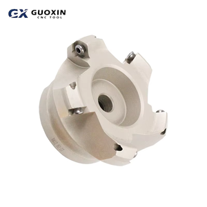 KM12 <strong>45</strong> <strong>Degree</strong> <strong>Chamfer</strong> Indexable Shell <strong>Mill</strong> Face Milling Cutter KM12 250 - 40 Aluminum KM12 - 80-27-5T for SEHT1204 Inserts - Product Image 4