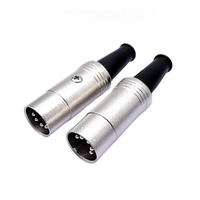 Connecteur MIDI mâle 5 broches 5 cœurs en nylon avec borne S, étanche IP67, pour machine-outil de fraisage CNC Makinopc, PCB/USB