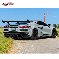 Diffuseur arrière en fibre de carbone pour Chevrolet Corvette C8 Z06, accessoires extérieurs de carrosserie, applicable de 2023 à 2025