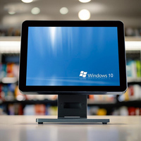 Moniteur d'affichage LCD 15 pouces avec écran tactile, caisse enregistreuse, support POS, restaurant, VGA, HD, USB, écran tactile LED