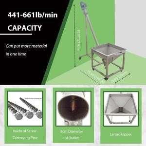 Fbd Mobiele Food Grade Hopper Automatische Draagbare Voedselschroef Transportband Feeder - Product Image 2