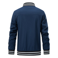 Veste de baseball hommes taille européenne Style Simple col montant décontracté printemps automne vêtements d'extérieur