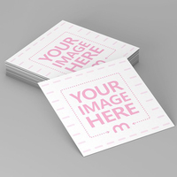 Cartes de visite personnalisées en usine papier rose feuille d'or