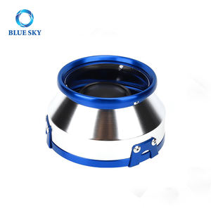 Reemplazo Universal modificado Mushroom Head <span class=keywords><strong>76mm</strong></span> Metal Clamp-On Car Air Intake Filter Auto Automotive Parts para filtros de automóviles - Product Image 2