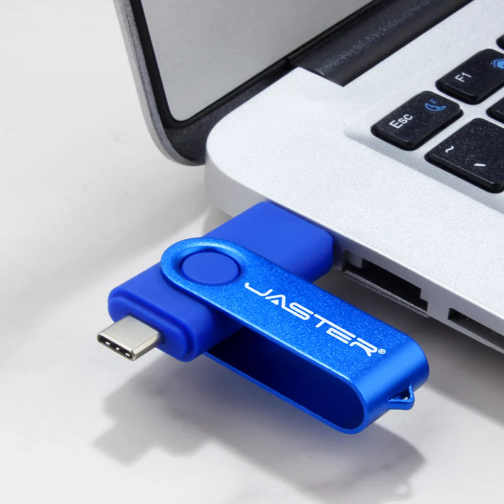 Pen drive 2 em 1 barato tipo-c 2.0, pen drive 128gb 64gb 32gb 16gb 8gb giratório, pen drive usb c