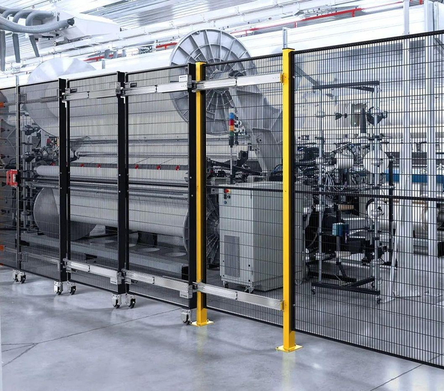 Factory Direct Machine Safety Fence Robot Safety Barrier Fence Perimeter Protective Fence Industrial Guard Panel