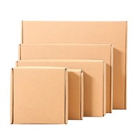 Boîtes d'expédition personnalisées avec logo pour emballages cadeaux, cartons pour brownies, boîtes d'expédition pour vêtements et boîtes en carton kraft durable