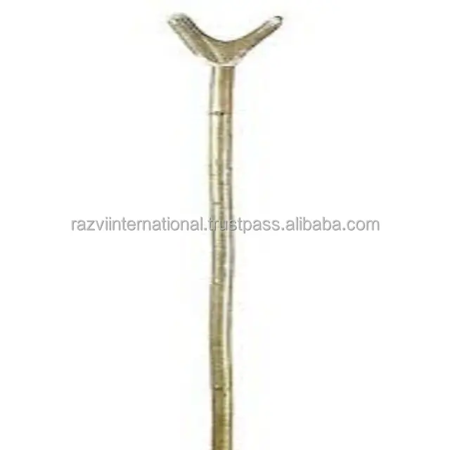 金属製の杖