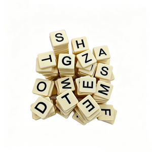 Tuiles en mélamine personnalisées 120 pièces avec lettres anglaises, pour jeux éducatifs, jeu de l'orthographe, jetons d'apprentissage, accessoires de jeu de société familial - Product Image 6