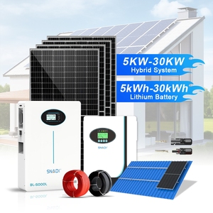 Sistema Solar SNADI Fuera de la Red, 5KW 10KW 20KW 25KW 30KW, Sistema de Energía Solar Completo, Sistema Solar Híbrido Completo para el Hogar 15KW - Product Image 1