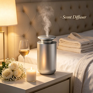 Wiederaufladbarer <span class=keywords><strong>Mini</strong></span>-Auto-Aromatherapie-Diffusor Wasserloses Ätherisches Öl Lufterfrischer Tragbare USB-Duftmaschine für Zuhause Auto Büro - Product Image 1