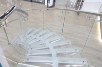Escaliers en spirale transparents Prima avec un impact saisissant