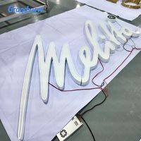 Insegna Luminosa 3D Personalizzata in Acrilico con Lettere Simili agli Iconi, Insegna Luminosa a LED Personalizzata per Negozi e Pubblicità