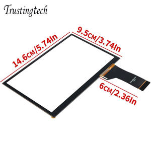 WVGA0633F00045 TDO-WVGA0633F00039หน้าจอสัมผัสขนาด6.<span class=keywords><strong>5</strong></span>นิ้วสำหรับ STD2 VW <span class=keywords><strong>MIB</strong></span> 680 684ซีรีส์200วิทยุติดรถยนต์มัลติมีเดีย - Product Image 2