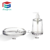 Distributeur de savon liquide en acrylique de 260 ml, accessoires de salle de bain en plastique pour la maison et l'hôtel