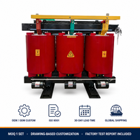Transformateur de distribution de type sec avancé 110 V SCB9-13 pour utilisation en appel d'offres international, transformateur haute tension