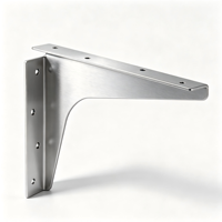 Acier inoxydable 304 316, plaqué zinc, matériel de montage industriel robuste, support d'angle en forme de L