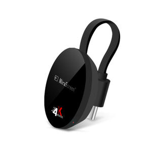 Mirascreen G7 PLUS ดองเกิลทีวีไฟติด<span class=keywords><strong>4K</strong></span> YouTube Miracast <span class=keywords><strong>AirPlay</strong></span> HDMI เชื่อมต่อทีวีพีวีซีกล้องลำโพง - Product Image 1