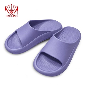 Sandales modernes en EVA à plateforme épaisse, logo personnalisé, vente en gros, sandales à coussinets doux, antidérapantes, pantoufles d'intérieur - Product Image 6