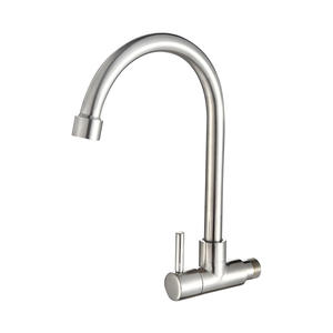 Grifo de Cocina Monomando de Acero Inoxidable 304 Morning Dew, con Manguera Flexible para Balcón - Product Image 2