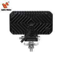 Luz Antiniebla Todoterreno 4x4 de 32W, 4.4 Pulgadas, LED, Haz de Luz Amplio, Rectangular, para Jeep, Tractor, SUV 0605-32
