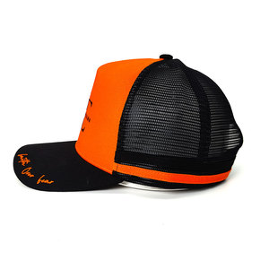 หมวกตาข่ายผ้าฝ้ายแบบกําหนดเอง Unisex เย็บปักถักร้อยสัตว์หมวก Trucker Hot <span class=keywords><strong>Sart</strong></span> OEM 5 แผงหมวก - Product Image 1