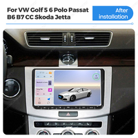 Radio Multimedia para Auto MEKEDE con Android Car-play para VW Golf 5 6 Polo Passat B6 B7 CC Skoda Jetta de 9 Pulgadas con Botones Físicos