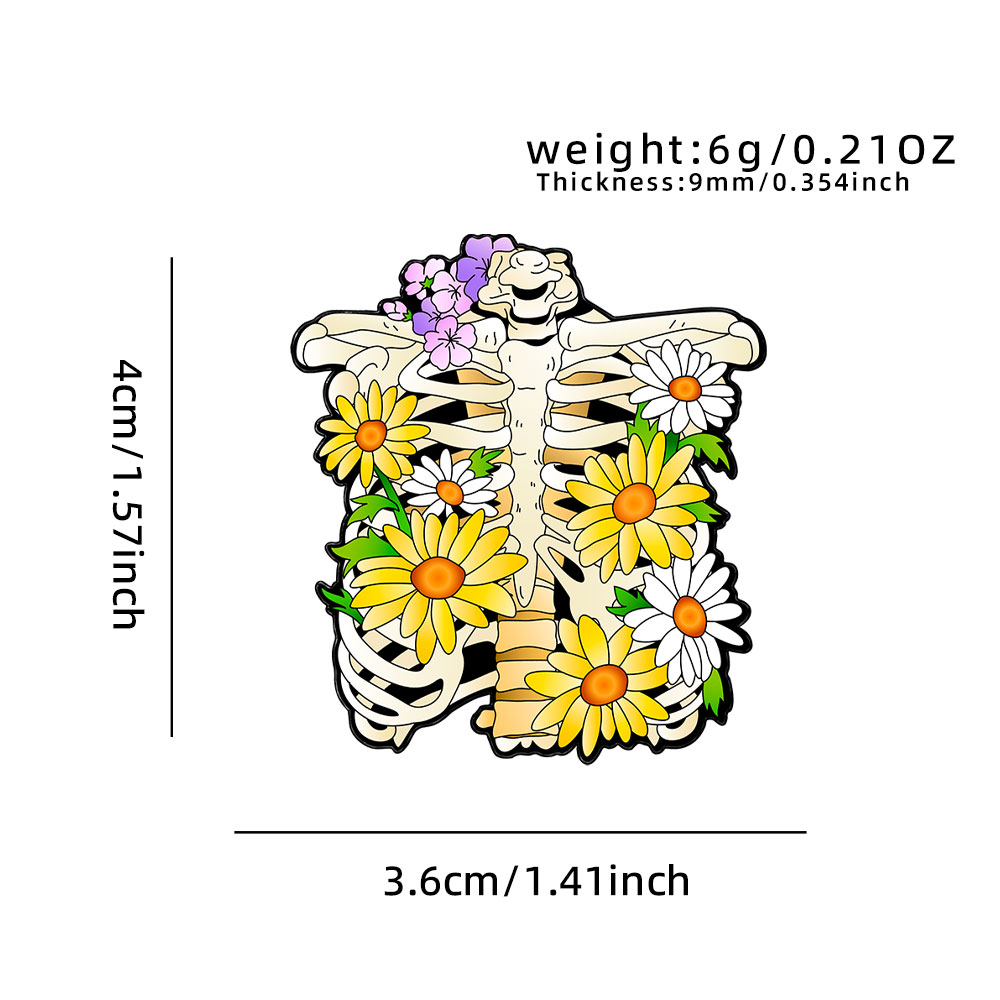CZ3588-2 ORGAN-INSIGNIA-CORAZÓN-FLORAL
