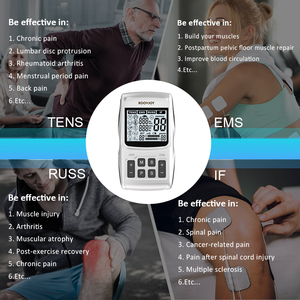 4 1 Unité TENS professionnelle à deux canaux IFC ABS Entraînement musculaire efficace ABS Soulagement de la douleur Abs Équipement de physiothérapie - Product Image 3