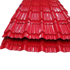 Tôle ondulée en <span class=keywords><strong>acier</strong></span> coloré de haute qualité, tuile ondulée galvanisée, épaisseur 0,1-0,50 mm, <span class=keywords><strong>prix</strong></span> usine - Product Image 1