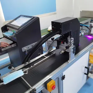 Mesin Cetak Digital UV Logo Warna-warni Resolusi Tinggi dan Printer Inkjet dengan I3200 Kepala Cetak Piezoelektrik untuk Masker